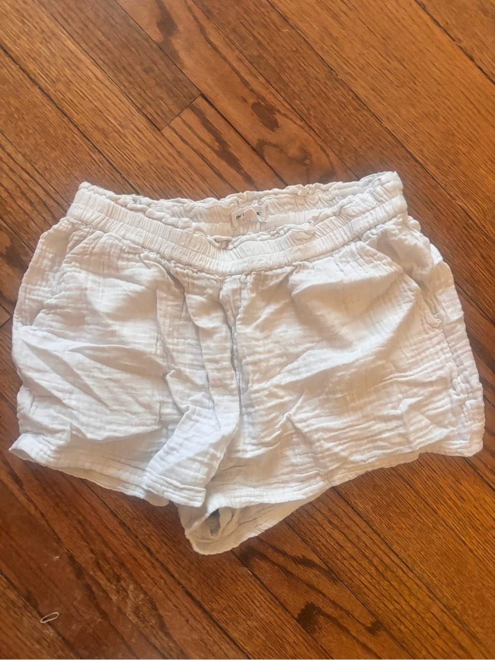 O'Neill White Lightweight Women's Athletic Shorts